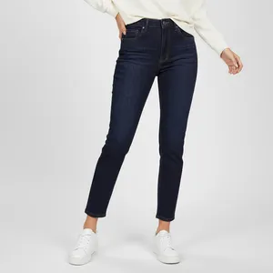 شلوار جین زنانه مدل مام فیت کد MDSS-CF7504