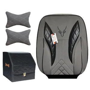 روکش صندلی خودرو سوشیانت مدل تورنتو مناسب برای تیبا دو و کوییک به همراه پشت گردنی و باکس صندوق