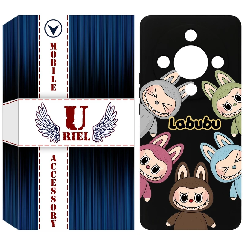 کاور یوریل مدل KSH کد 102 طرح عروسک لبوبو مناسب برای گوشی موبایل آنر X9b / X50 / Magic6 Lite