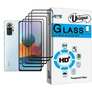 AFS Unique Glass MIX004 Screen Protector For Xiaomi Redmi Note 10 Pro Pack Of 4