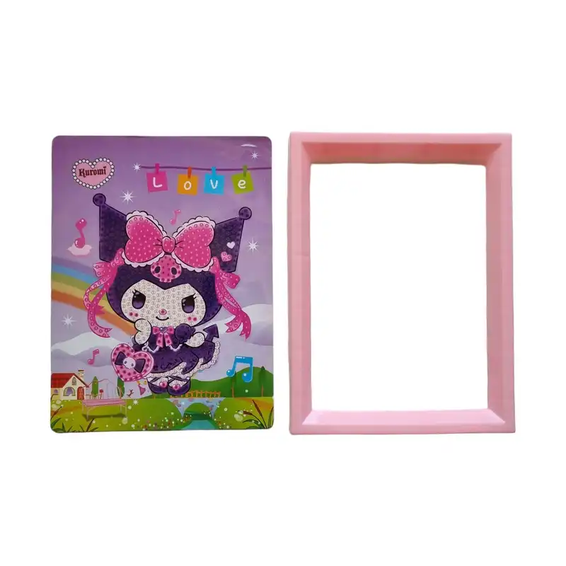 بازی آموزشی مدل ساخت تابلو نقاشی الماسی قاب دار طرح کرومی کد 01