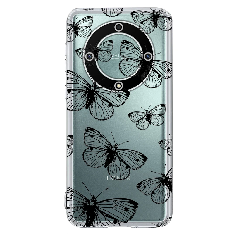 کاور مگافون طرح پروانه مدل C54-B مناسب برای گوشی موبایل آنر X9A