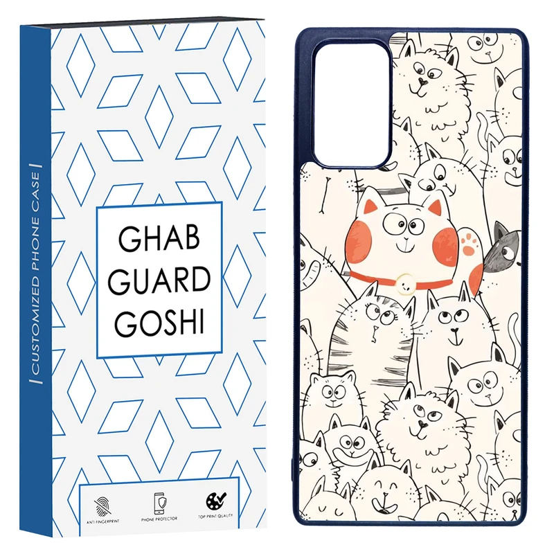 کاور قاب گارد گوشی طرح گربه کد TPU-024 مناسب برای گوشی موبایل سامسونگ Galaxy Note 20  