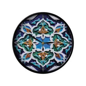 ساعت دیواری مدوپد طرح کاشی وسمه مدل png00025