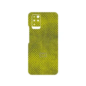 MAHOOT Yellow Snake Skin Cover Sticker for Infinix Note 10