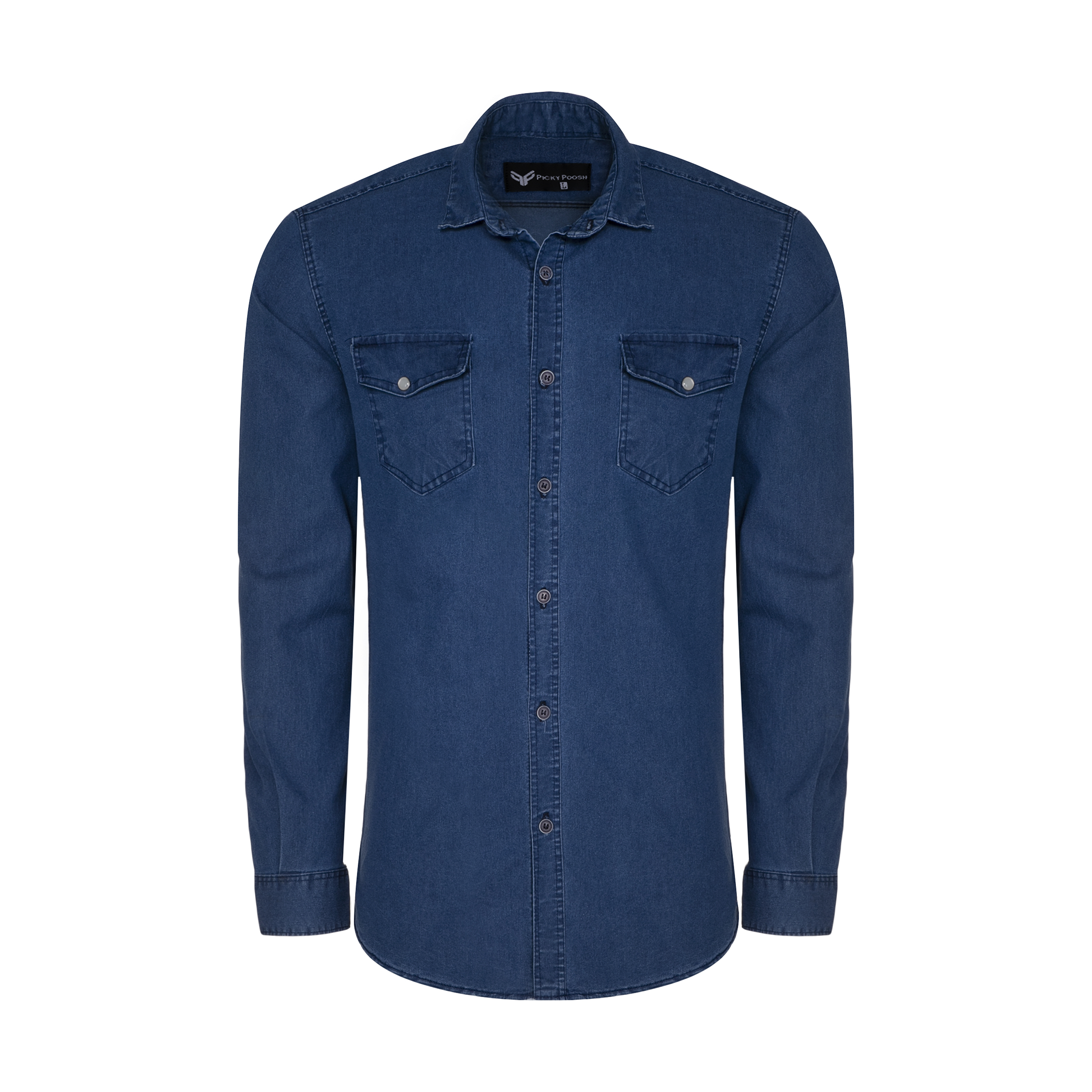 نکته خرید - قیمت روز پیراهن آستین بلند مردانه پیکی پوش مدل M02527 جین خرید