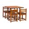 میز و صندلی ناهارخوری 4 نفره گالری چوب آشنایی مدل Ro-006