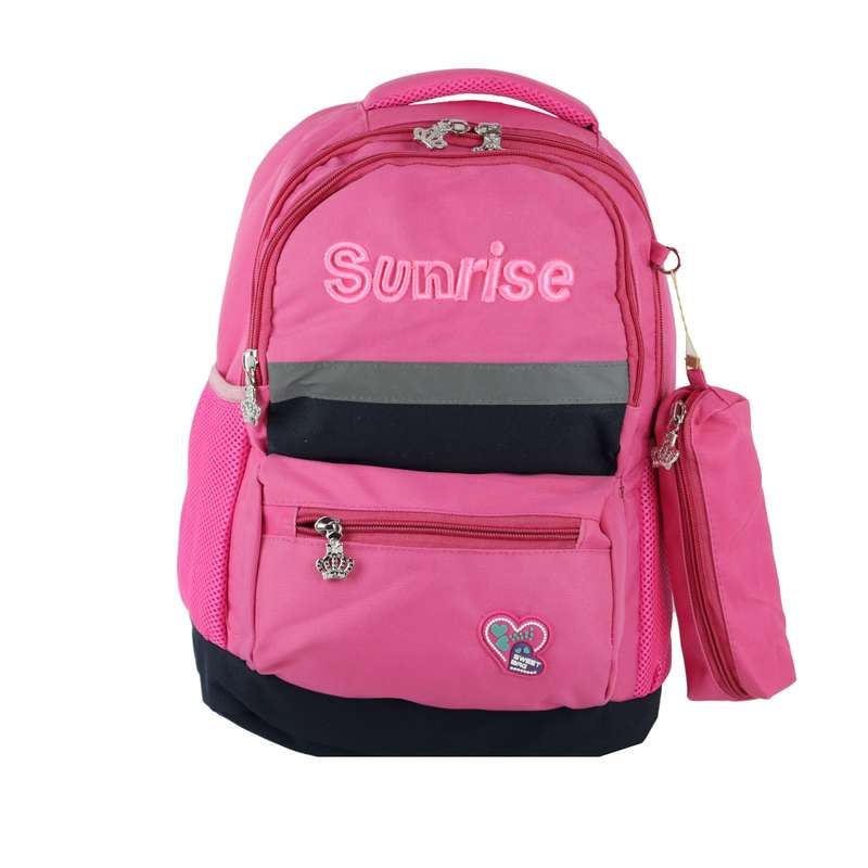 کوله پشتی مدل sunrise کد 12 به همراه جامدادی