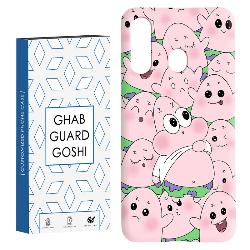 کاور قاب گارد گوشی طرح پاتریک کد Dimo-101 مناسب برای گوشی موبایل سامسونگ Galaxy A60 / M40