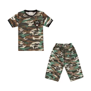 ست تی شرت و شلوارک پسرانه سیدونا مدل KSI06036-008