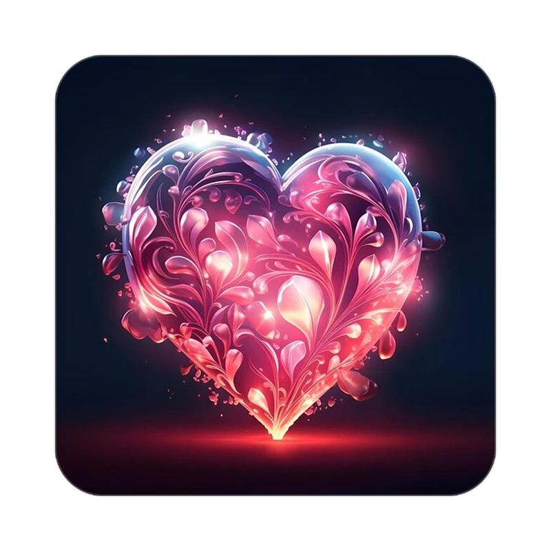 زیر لیوانی کاکتی مدل عاشقانه کد mp11021