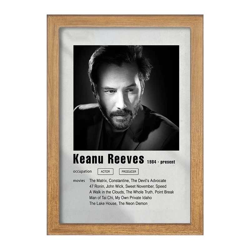 تابلو خندالو مدل کیانو ریوز (Keanu Reeves) کد F11208