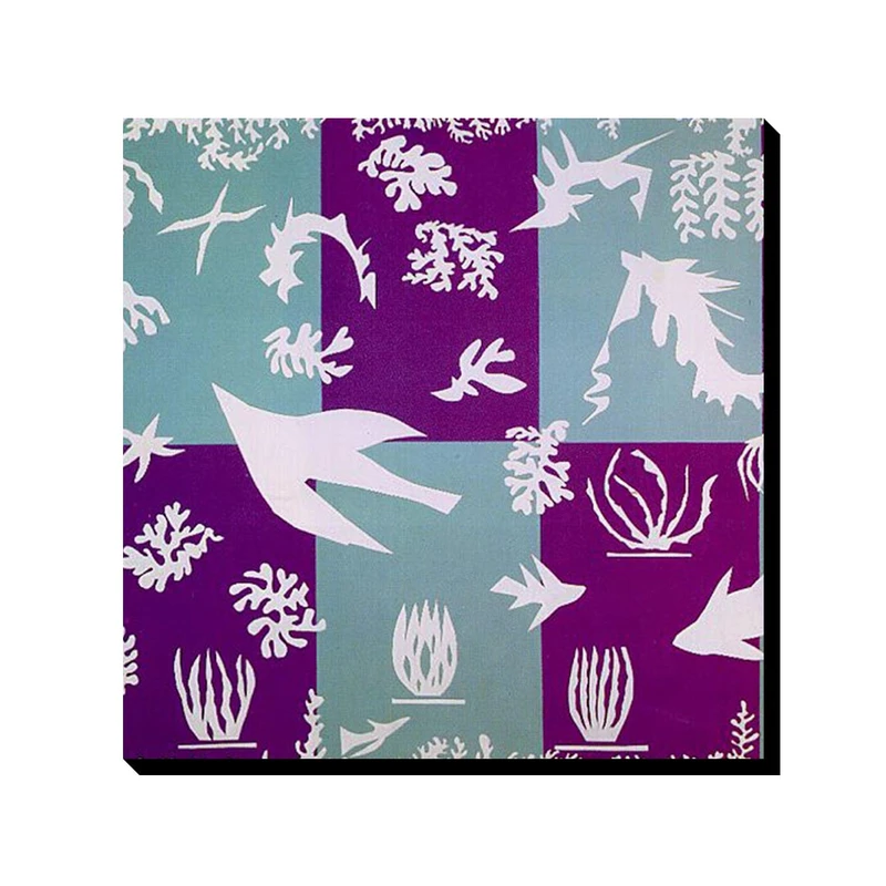 تابلو ترمه طراحان ایده طرح پلینزی، دریا از ماتیس کد art0637