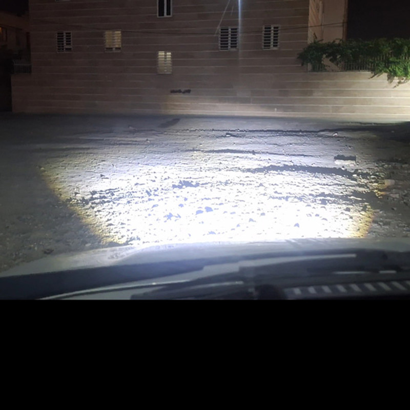 چراغ پرژکتور موتورسیکلت طرح ببر مدل دو چشم