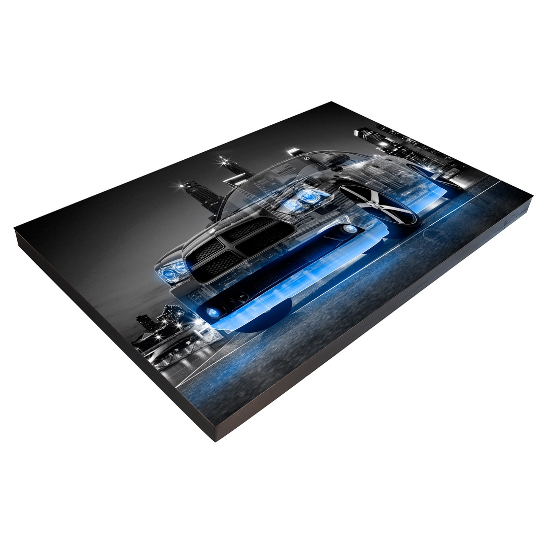 تابلو شاسی بکلیت طرح ماشین طراحی نئونی مدل SH-12913