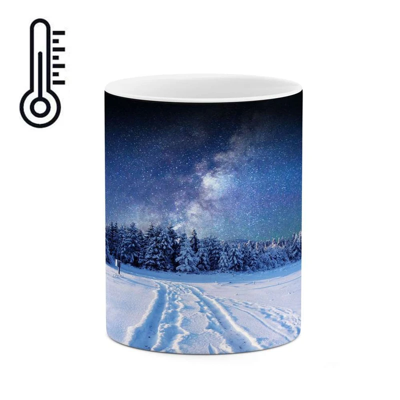 ماگ حرارتی کاکتی مدل منظره برفی کد mgh14834