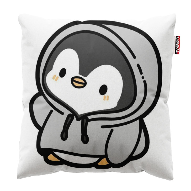 کوسن پاد آفرین مدل پنگوئن کوچولو کد 392 سایز 30*30 سانتی متر