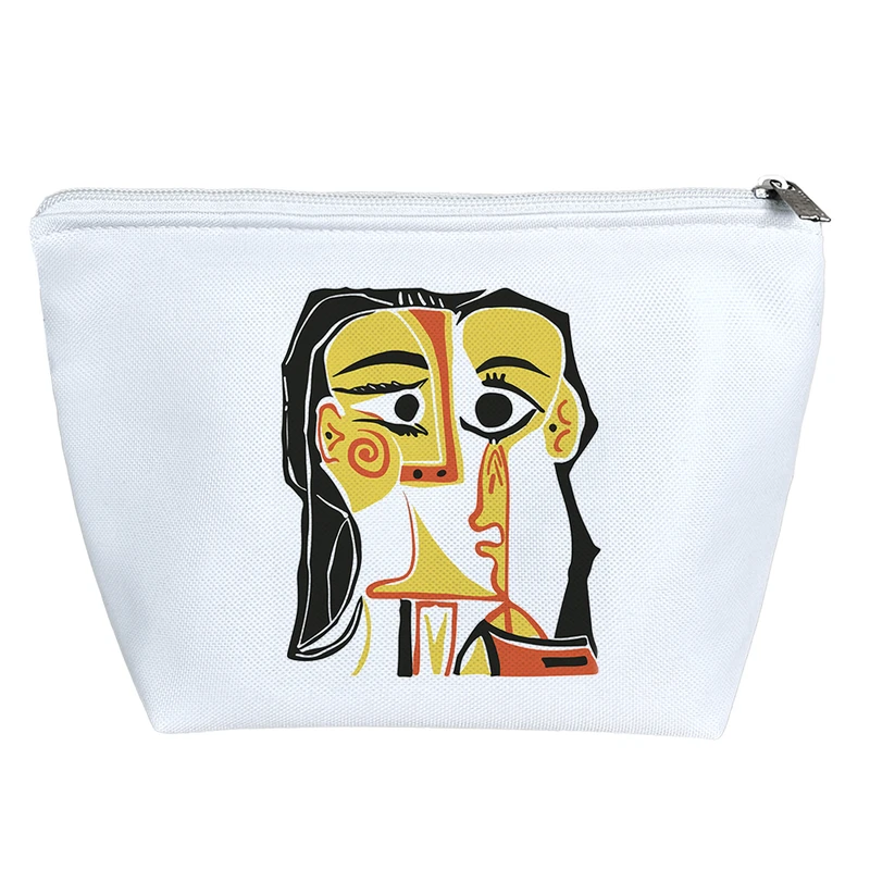 کیف لوازم آرایش دخترانه خندالو مدل نقاشی چهره در هم کد 10482