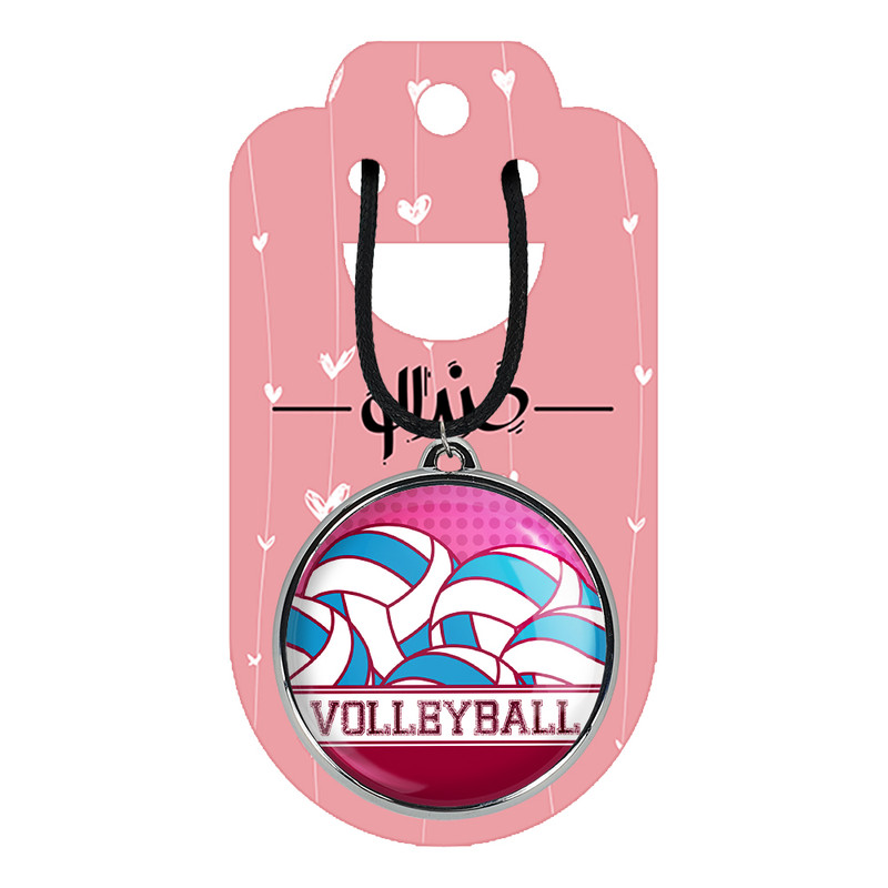 گردنبند خندالو مدل والیبال Volleyball کد 2641426412
