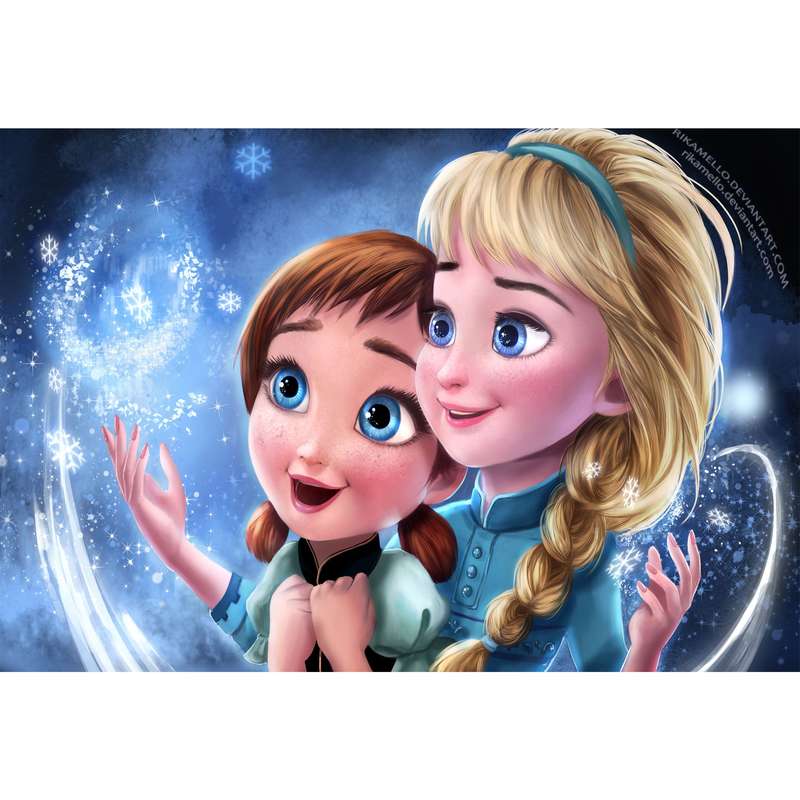 تابلو شاسی کودک مدل فروزن کد T5670