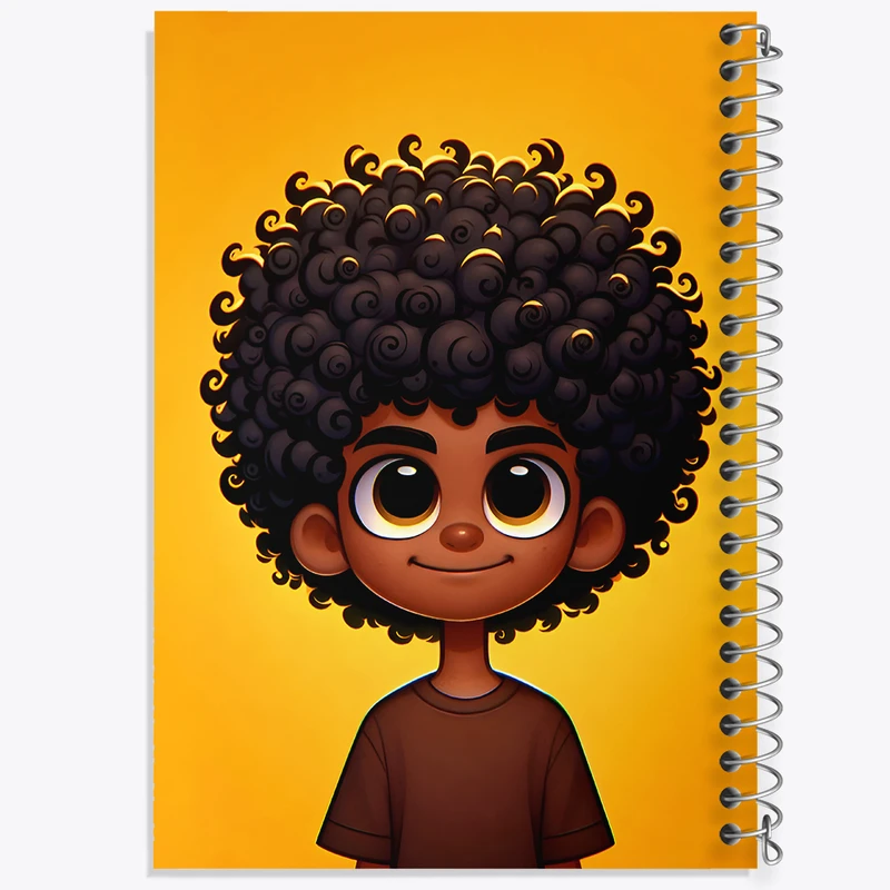 دفتر نقاشی 50 برگ خندالو طرح پسر مو فرفری کد F8021