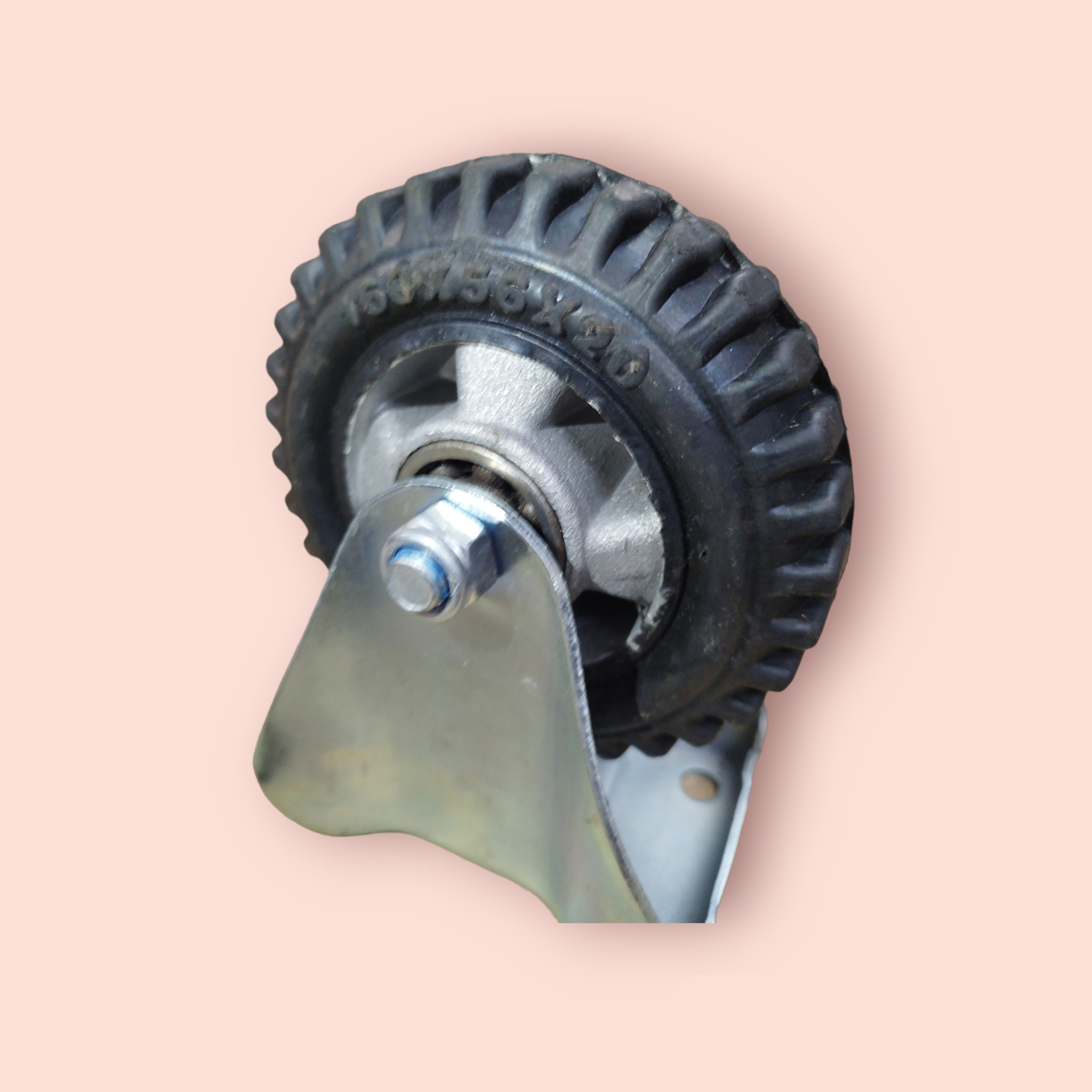 چرخ کفی‌دار ثابت پارس مدل TS-160MM کد 3/5