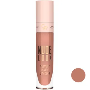 رژ لب مایع گلدن رز مدل لوک شماره 01