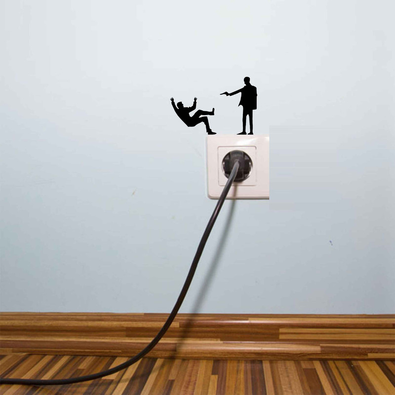 استیکر کلید و پریز آژنگ طرح قاتل کد AD-S-600