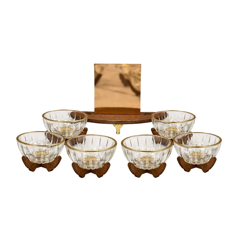 مجموعه ظروف هفت سین 14 پارچه مدل مهسا کد 685