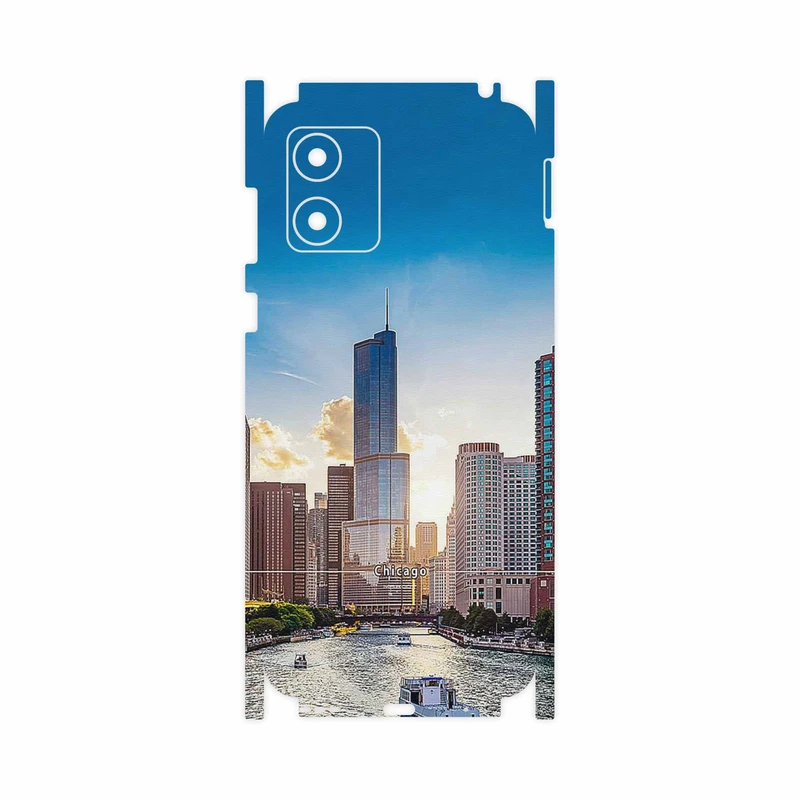 برچسب پوششی ماهوت مدل City of Chicago-FullSkin مناسب برای گوشی موبایل موتورولا Moto E13