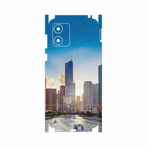 MAHOOT City of Chicago-FullSkin Cover Sticker for Motorola Moto E13