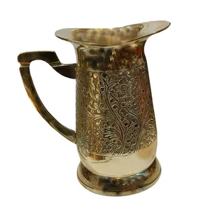 پارچ برنجی مدل قلم زنی کد 1256