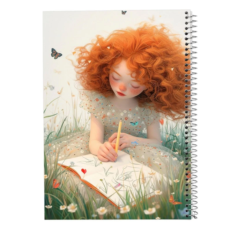 دفتر نقاشی 50 برگ مدوپد مدل دخترانه کد DF15732