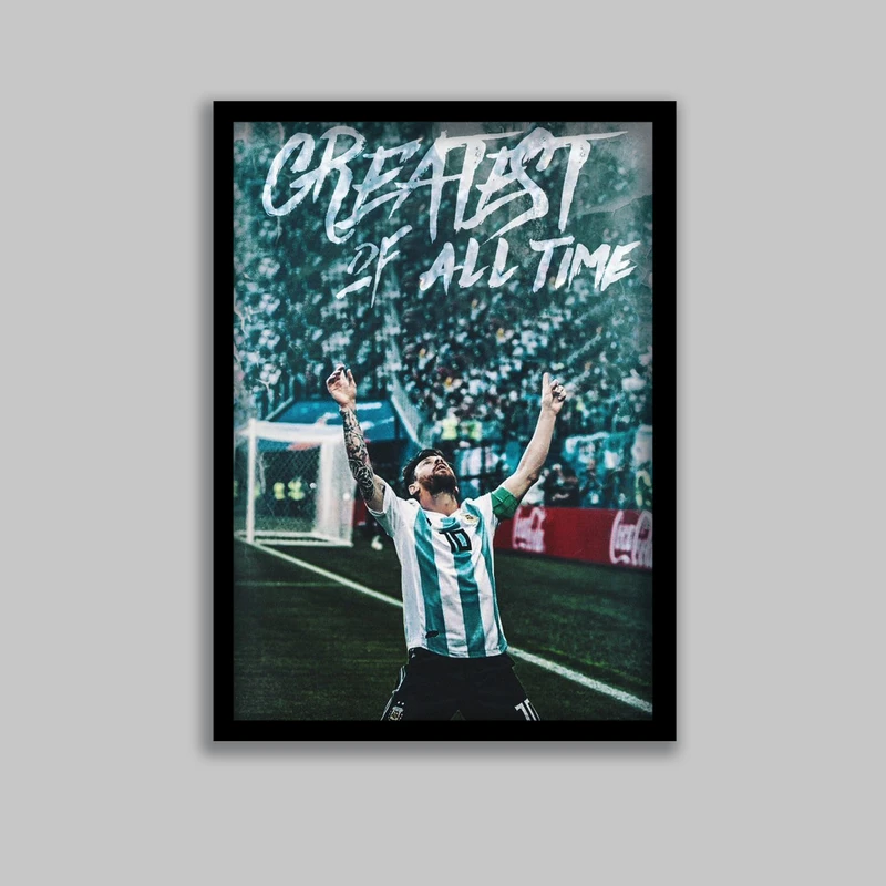 تابلو مدل لیونل مسی Lionel Messi کد LA-G10553-2