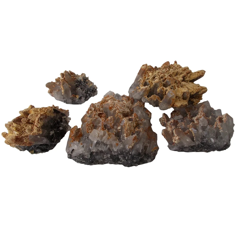 سنگ راف کوارتز تجمعی مدل RS468 مجموعه 5 عددی 