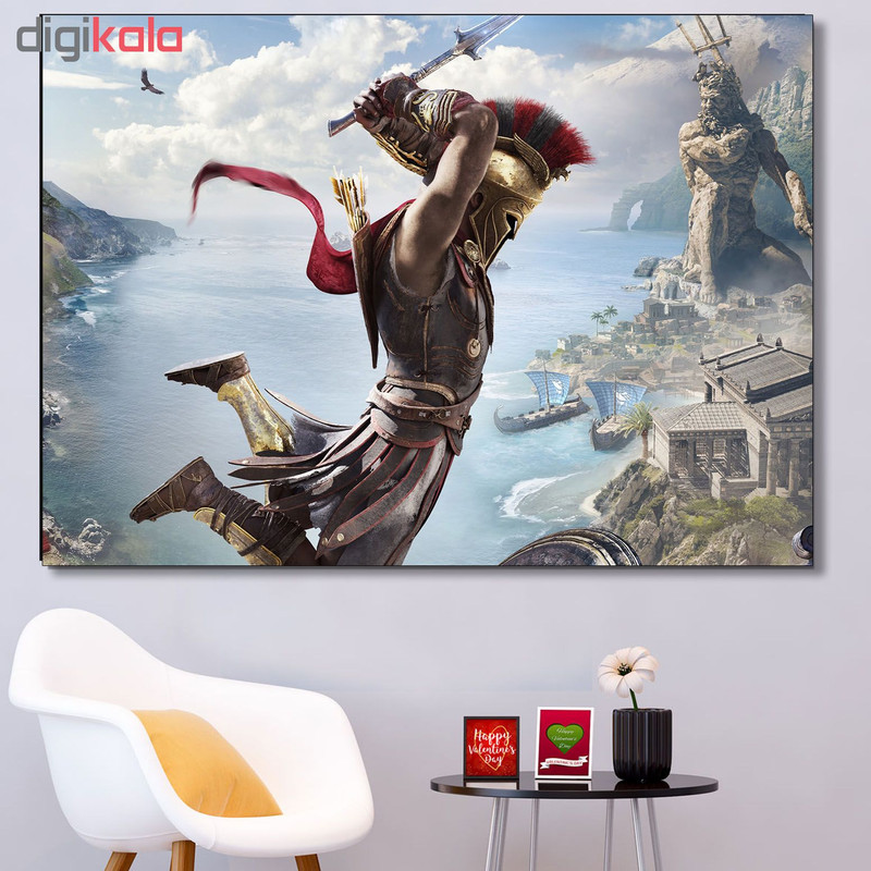 تابلو شاسی گالری استاربوی طرح بازی Assassins Creed مدل Game 20