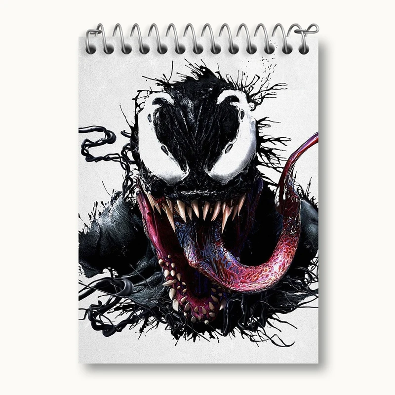 دفتر یادداشت 50 برگ خندالو مدل ونوم Venom کد 27323