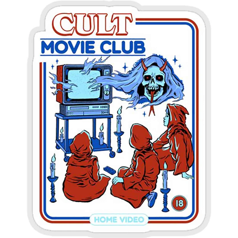 استیکر لپ تاپ طرح cult movie club کد ST417
