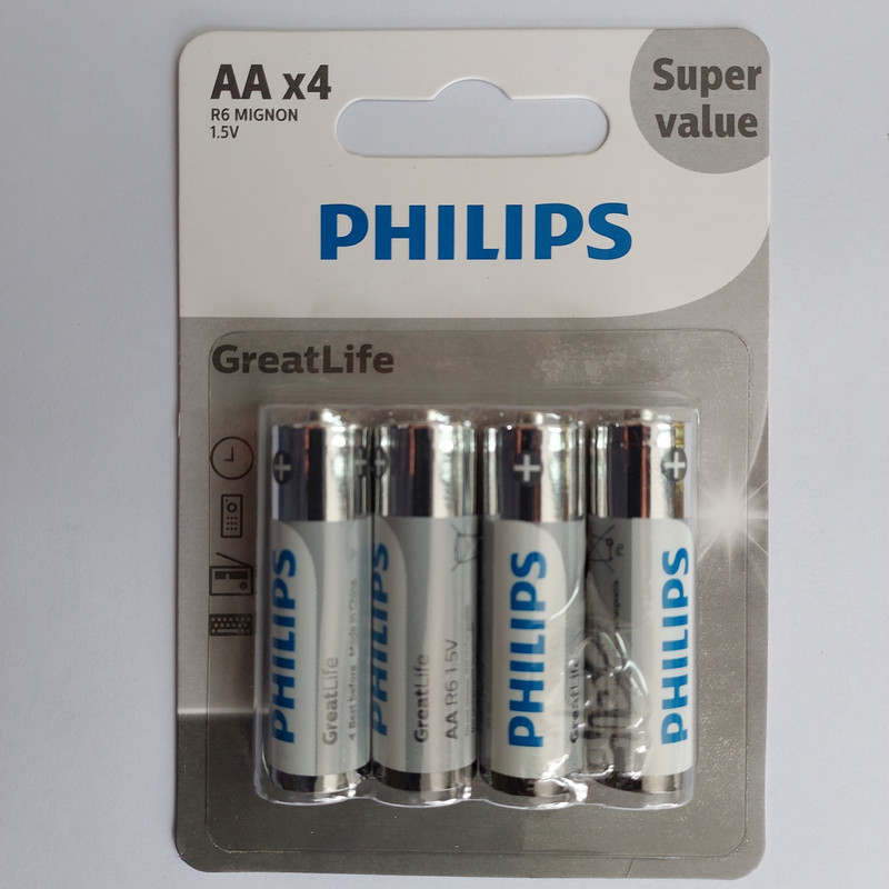 باتری قلمی فیلیپس مدل GreatLife R6G4B/40 بسته چهار عددی