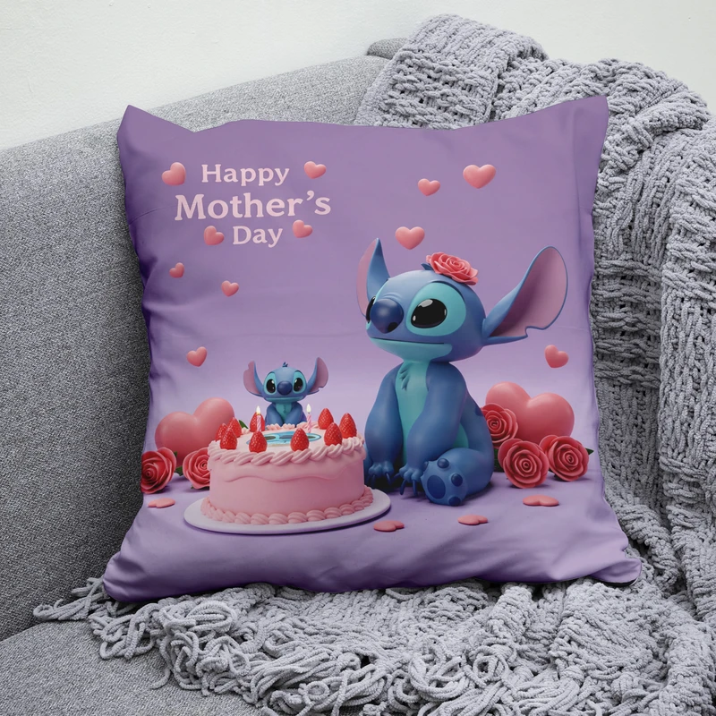 کوسن پاد آفرین مدل استیچ طرح روز مادر مبارک کد  B1270