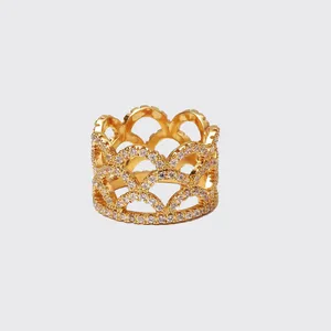 انگشتر زنانه مدل رادیوم تاج 488