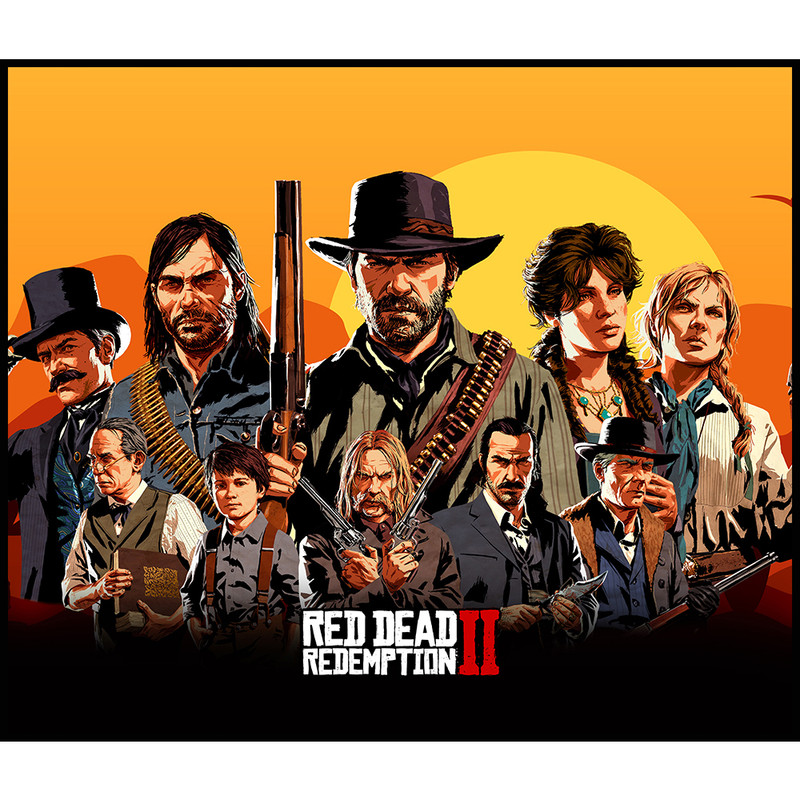 ماوس پد مخصوص بازی طرح Red Dead 2 مدل 178933