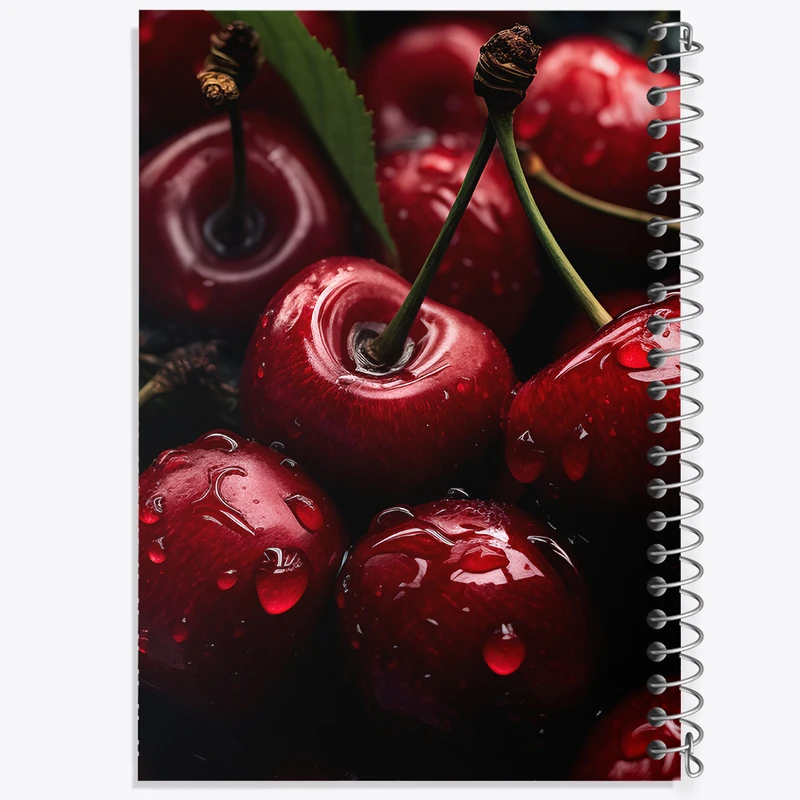 دفتر مشق 100 برگ خندالو طرح گیلاس کد F5305