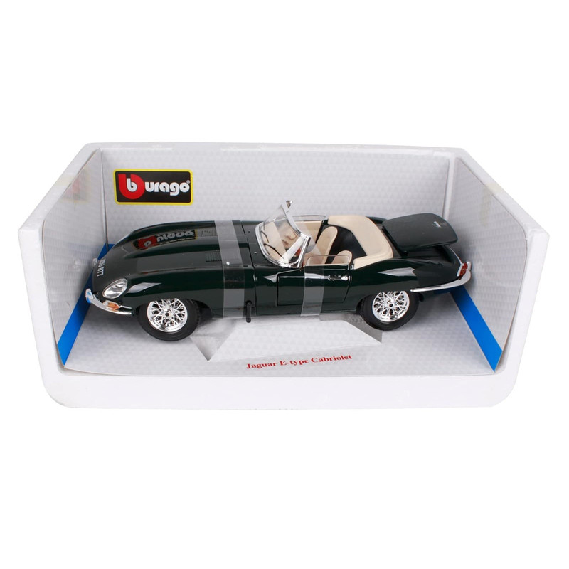 ماکت ماشین بوراگو مدل  Jaguar E-Type Convertible  1961-1974 Cabriolet