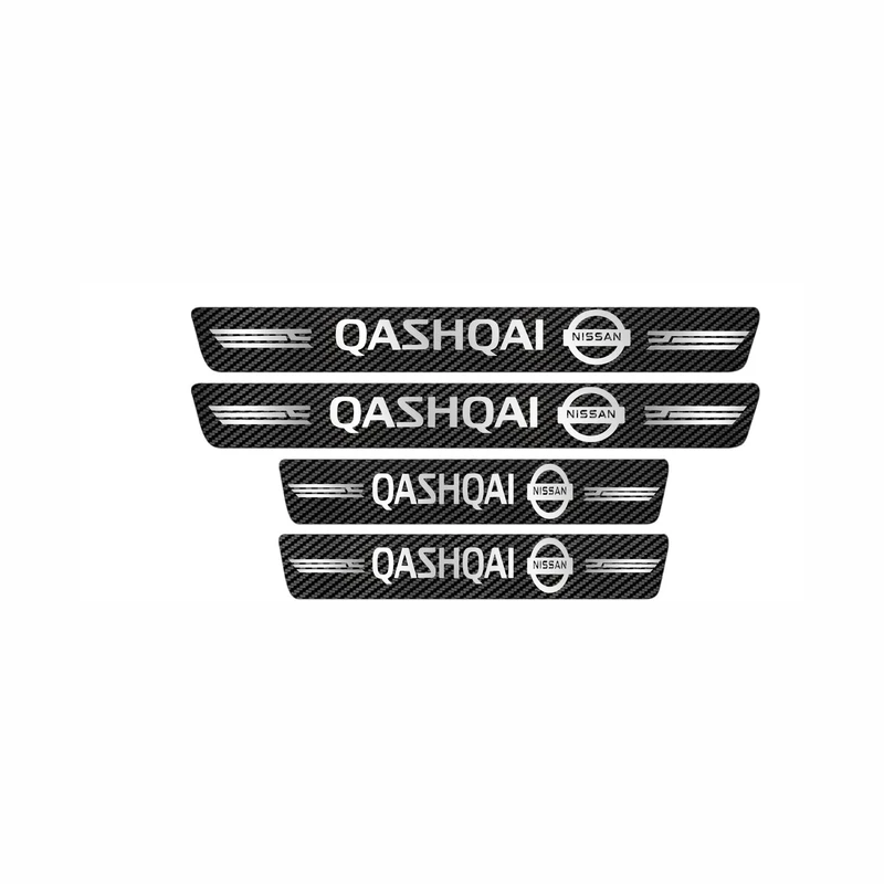برچسب پارکابی خودرو ایلیدن طرح کربن مدل B0065 مناسب برای نیسان قشقایی بسته 4 عددی