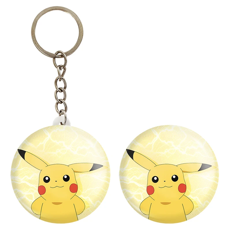 پیکسل خندالو مدل پیکاچو انیمه پوکمون کد 17386 به همراه جاکلیدی