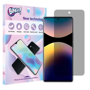 Bingo Tough privacy screen protector suitable for Xiaomi Redmi Note 14 Pro 4G mobile phone
