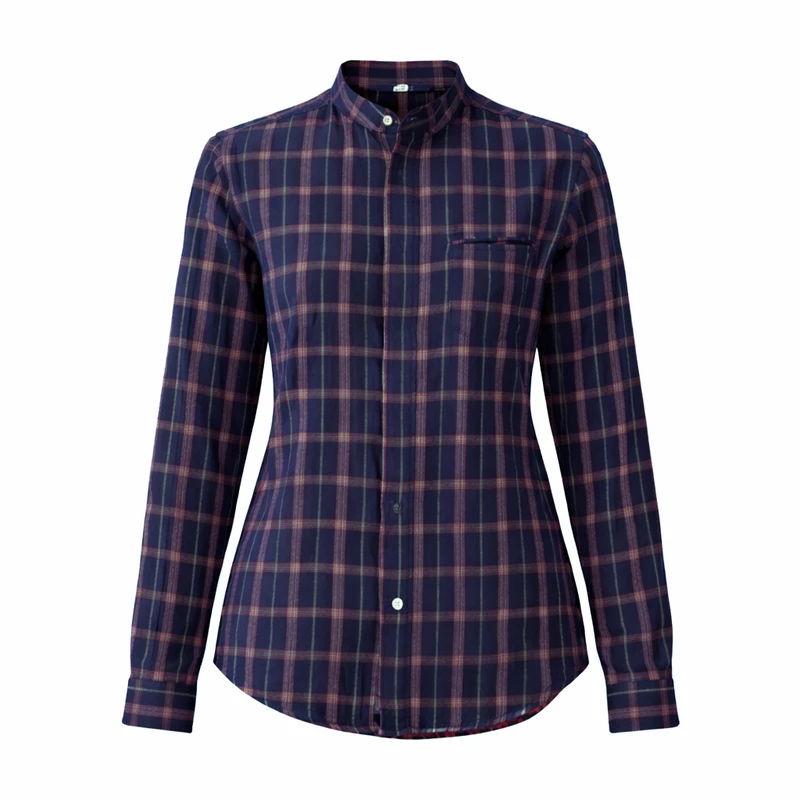 شومیز آستین بلند یقه ایستاده زنانه مدل 89