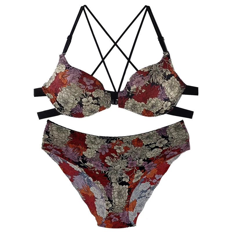 ست شورت و سوتین زنانه مدل اسفنجی نازک