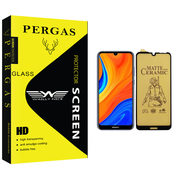 محافظ صفحه نمایش مات وایلی نایس مدل Pergas Glass مناسب برای گوشی موبایل هوآوی Y6 2019